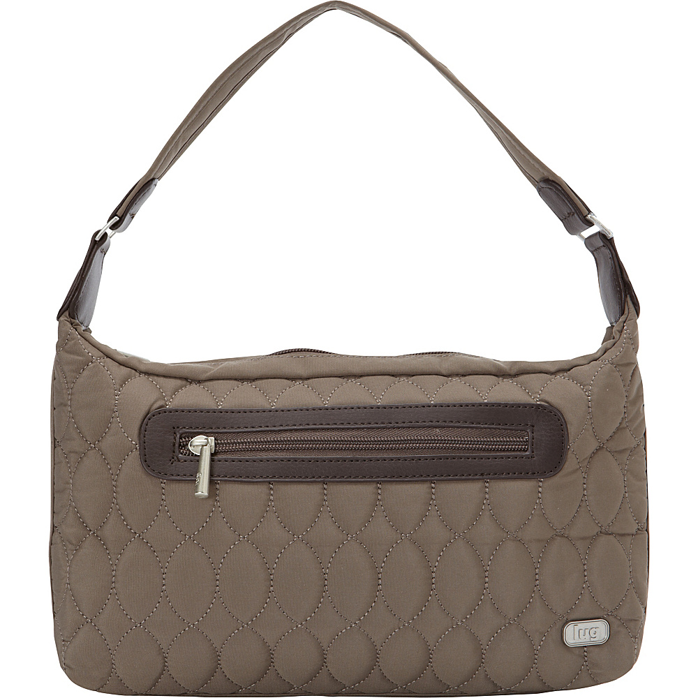 Lug Trotter Shoulder Bag Walnut Brown Lug Fabric Handbags