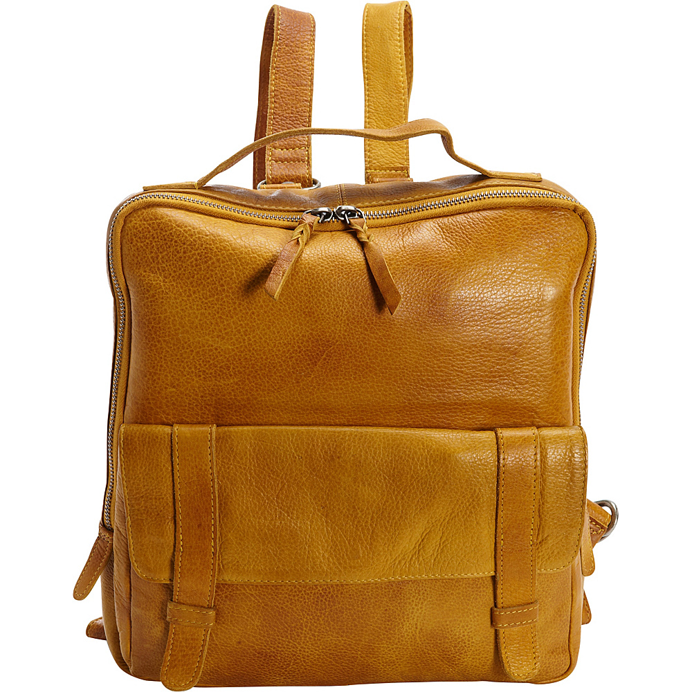 Latico Leathers Hester Backpack Yellow Latico Leathers Leather Handbags