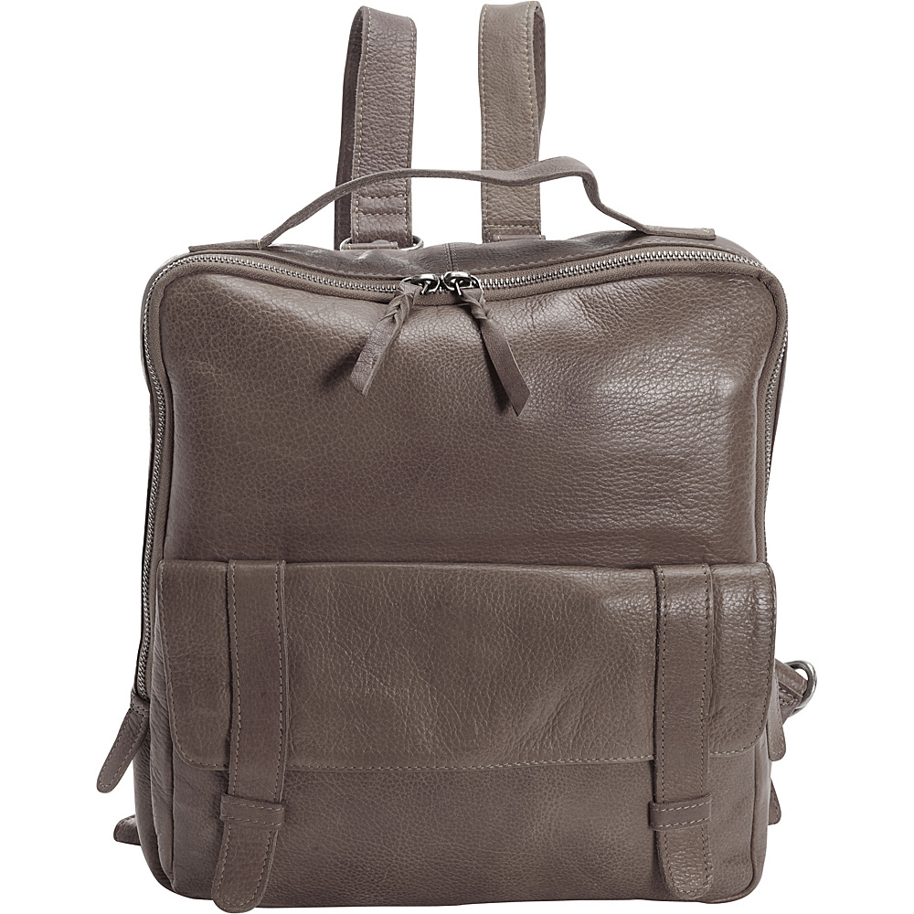 Latico Leathers Hester Backpack Light Grey Latico Leathers Leather Handbags