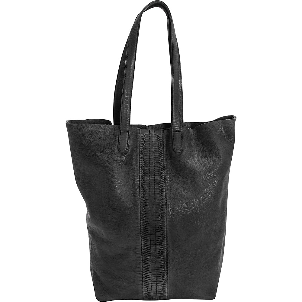 Latico Leathers Cortland Tote Pebble Black Latico Leathers Leather Handbags