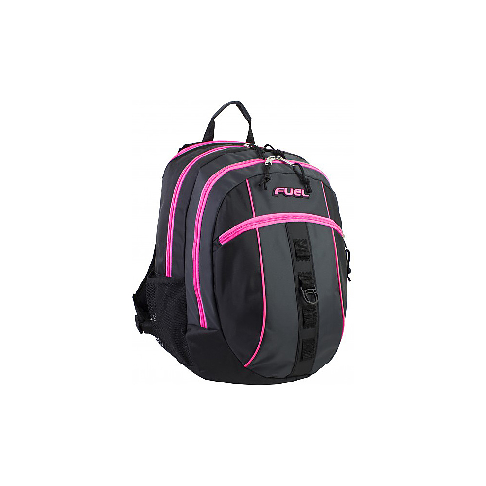 Fuel Active Backpack Black with Pink Sizzle Fuel Everyday Backpacks