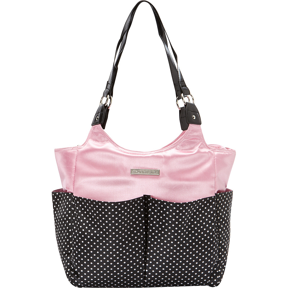 Smart Mommy Bags Pretty In Pink Diaper Bag Pink and Black Smart Mommy Bags Diaper Bags Accessories