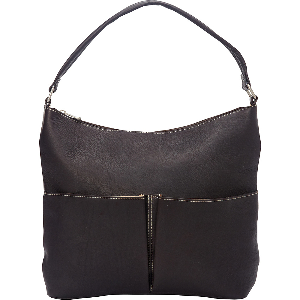 Le Donne Leather Hickory Shoulder Bag Cafe Le Donne Leather Leather Handbags