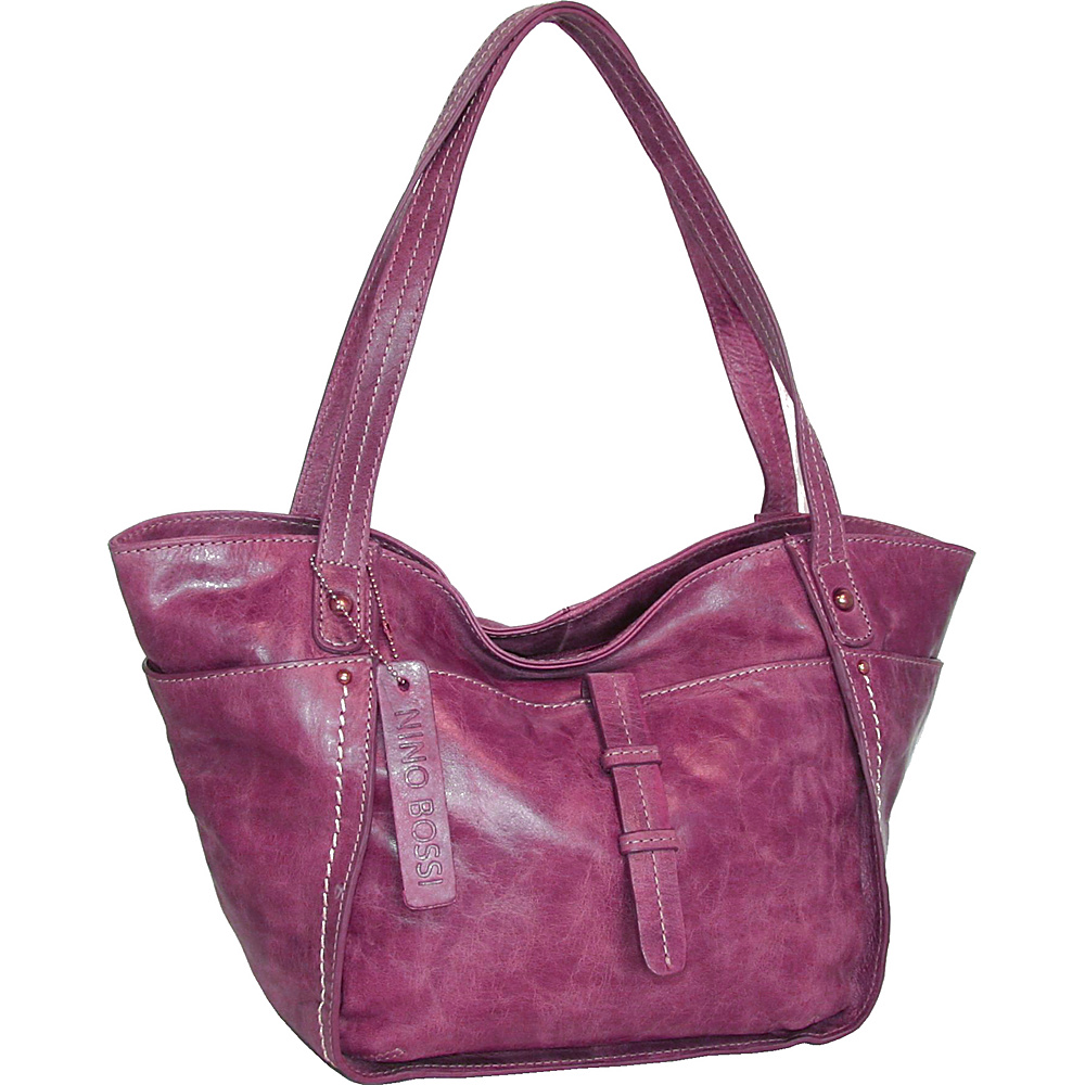 Nino Bossi Lambada Tote Plum Nino Bossi Leather Handbags