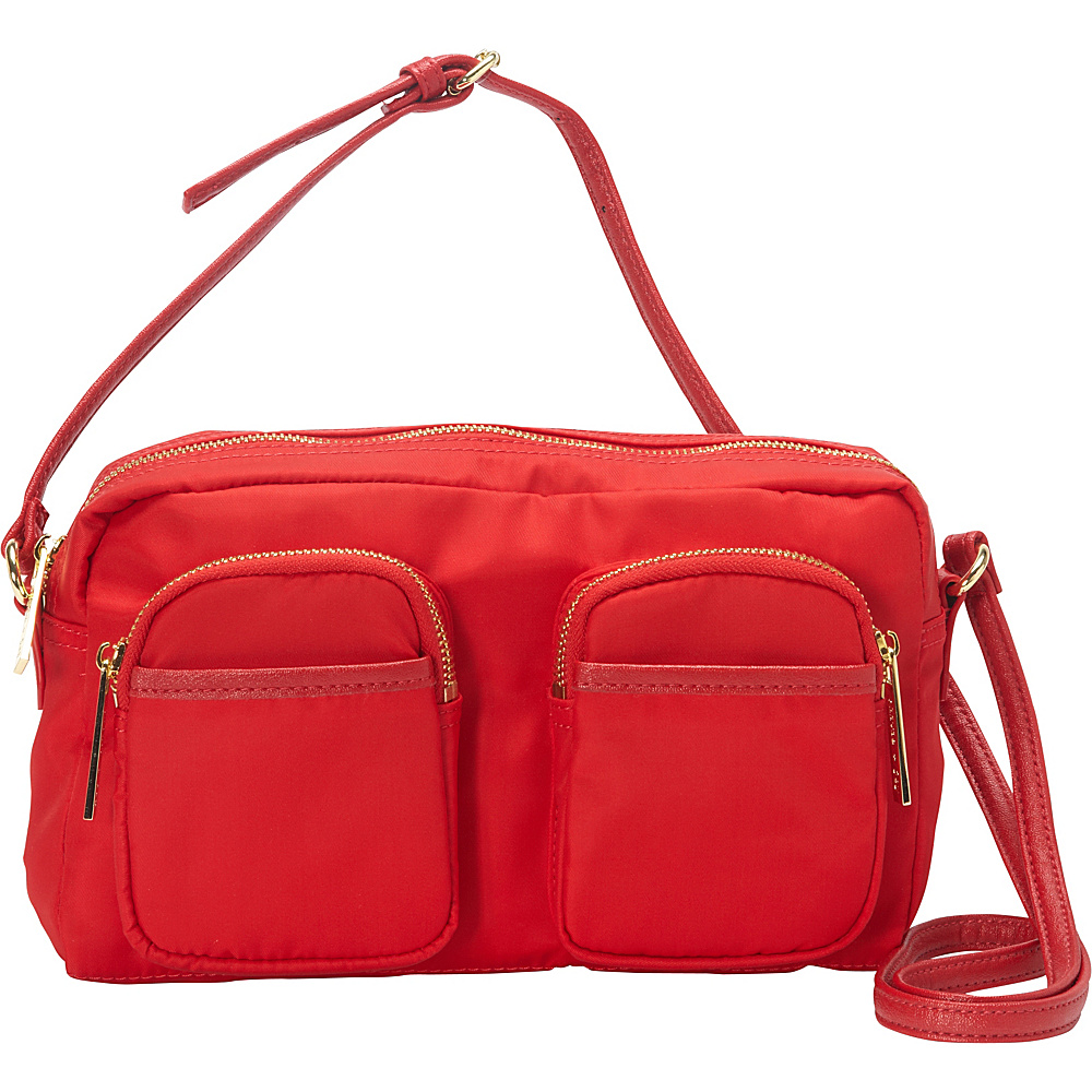 Olivia Joy Zip Zap E W Crossbody Lipstick Red Olivia Joy Fabric Handbags