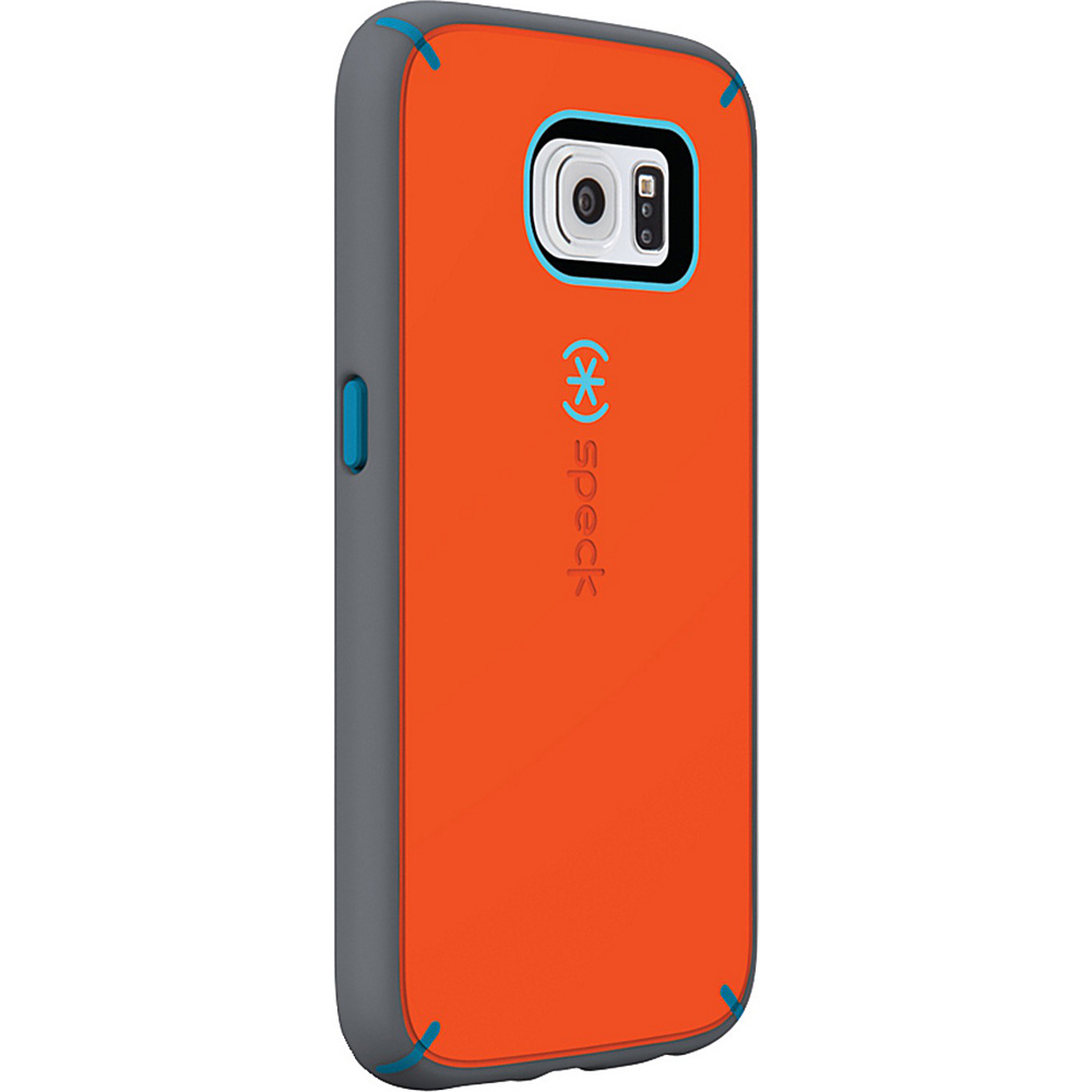 Speck Samsung Galaxy S6 Mightyshell Faceplate Carrot Orange Speck Blue Slate Gray Speck Electronic Cases