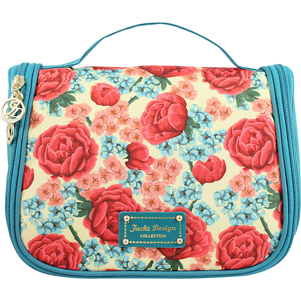 Jacki Design Miss Cherie Travel Bag with Hanger Blue Jacki Design Toiletry Kits