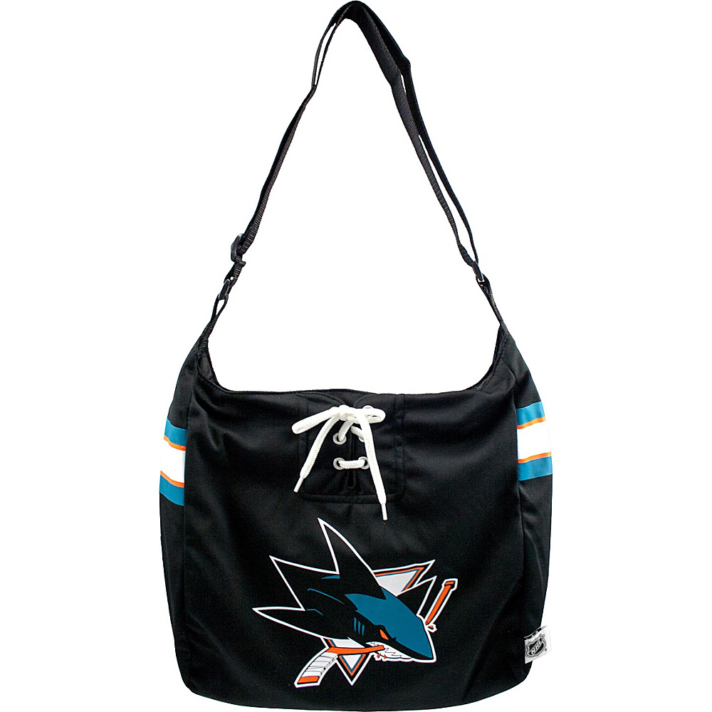 Littlearth Team Jersey Shoulder Bag NHL Teams San Jose Sharks Littlearth Fabric Handbags