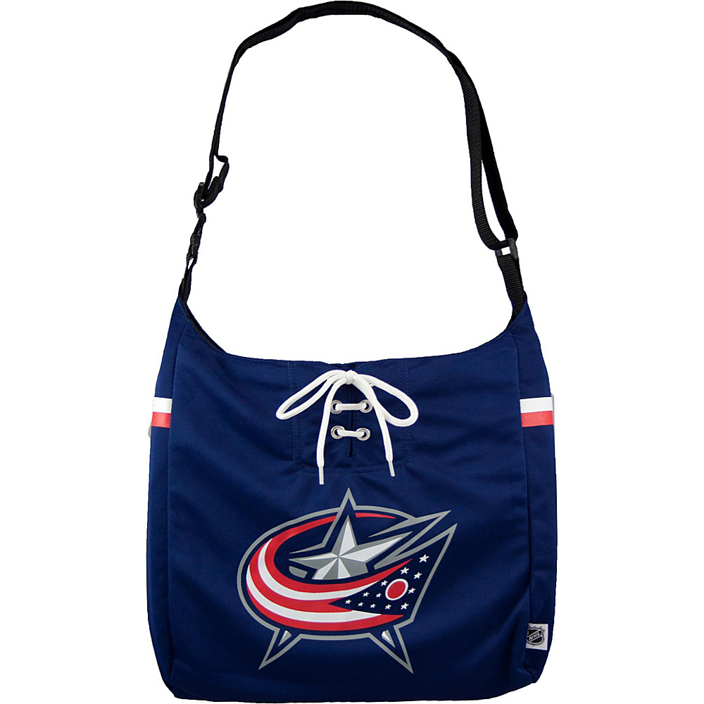 Littlearth Team Jersey Shoulder Bag NHL Teams Columbus Blue Jackets Littlearth Fabric Handbags