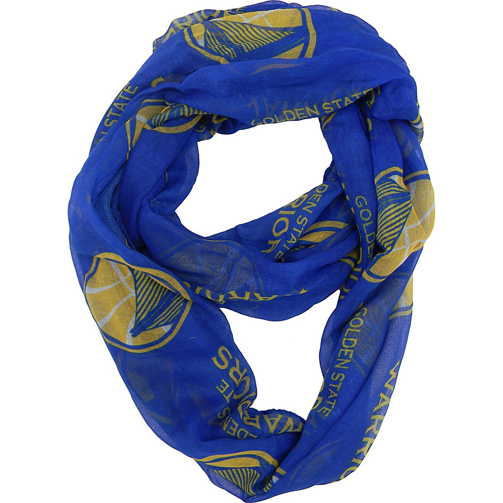 Littlearth Sheer Infinity Scarf NBA Teams Golden State Warriors Littlearth Hats Gloves Scarves