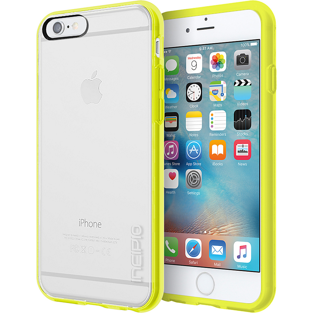Incipio Octane Pure for iPhone 6 6s Clear Lime Incipio Electronic Cases
