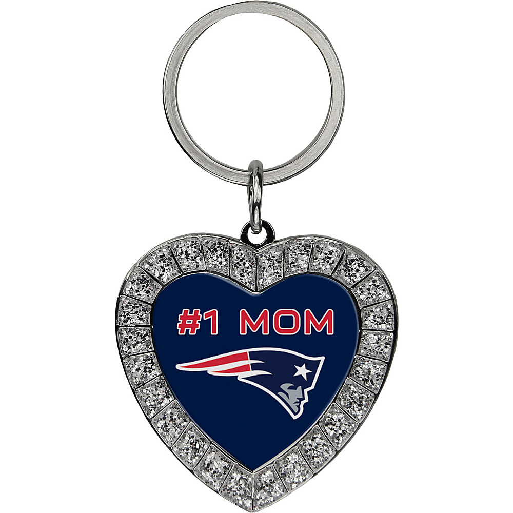 Luggage Spotters NFL New England Patriots 1 Mom Rhinestone Key Chain Blue Luggage Spotters Women s SLG Other