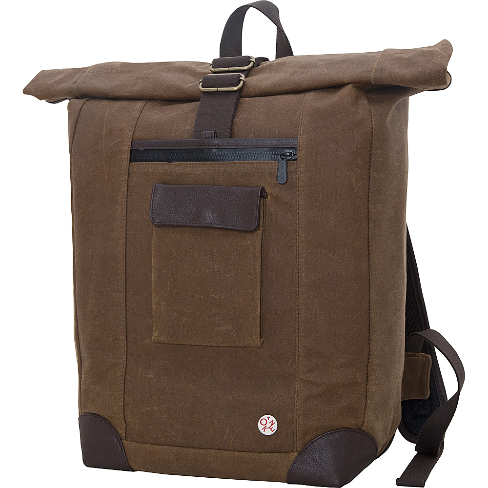 TOKEN Waxed Montrose Backpack Field Tan TOKEN Business Laptop Backpacks