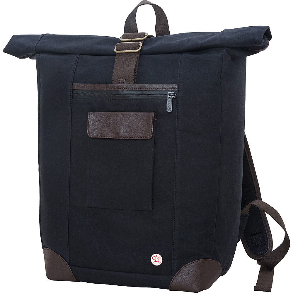 TOKEN Waxed Montrose Backpack Black TOKEN Business Laptop Backpacks