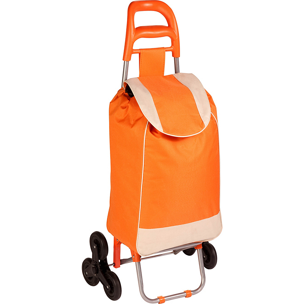 Honey Can Do Bag Cart With Tri Wheels orange Honey Can Do Luggage Accessories