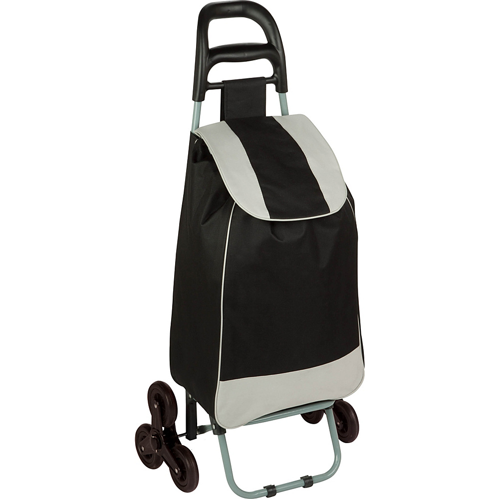 Honey Can Do Bag Cart With Tri Wheels Black Honey Can Do Luggage Accessories