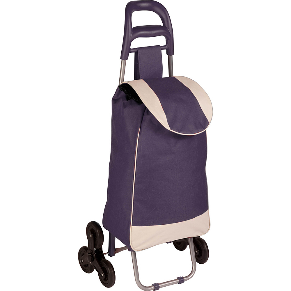 Honey Can Do Bag Cart With Tri Wheels purple Honey Can Do Luggage Accessories