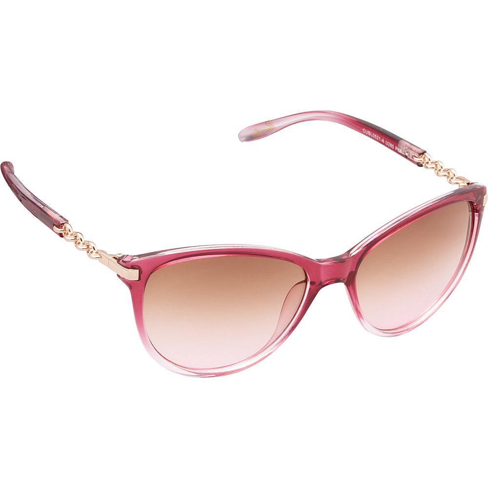 Unionbay Eyewear Chain Link Cat Eye Sunglasses Pink Fade Unionbay Eyewear Sunglasses