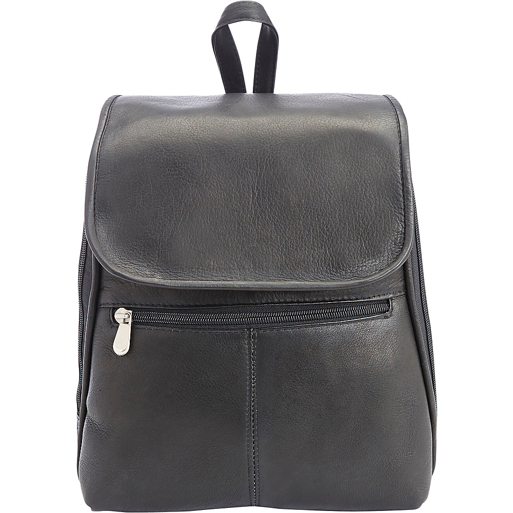 Royce Leather Colombian Leather Tablet iPad Travel Backpack Black Royce Leather Leather Handbags
