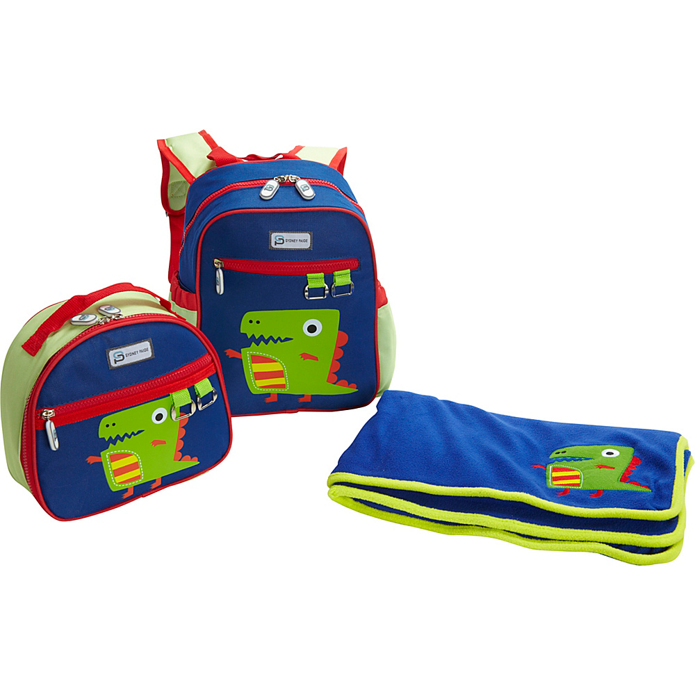 Sydney Paige Buy One Give One Toddler Backpack Lunch Bag Blanket Set Dino Sydney Paige Everyday Backpacks