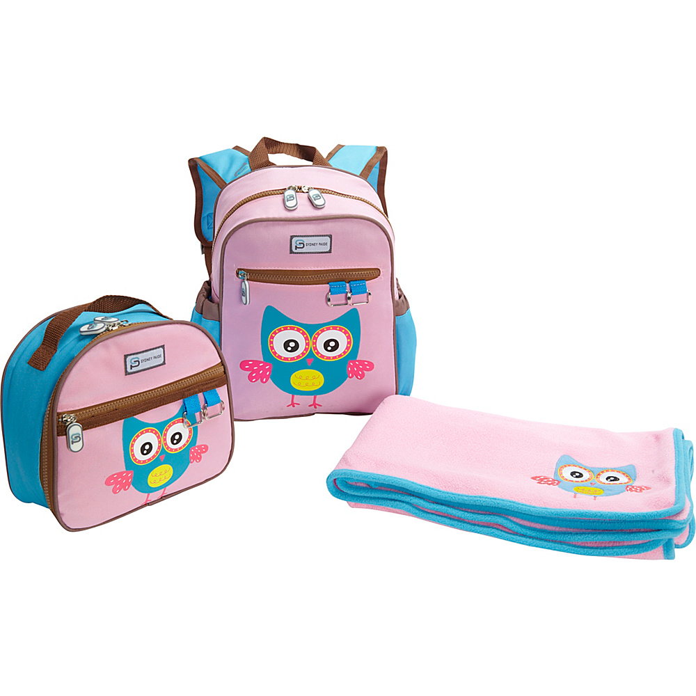 Sydney Paige Buy One Give One Toddler Backpack Lunch Bag Blanket Set Owl Sydney Paige Everyday Backpacks