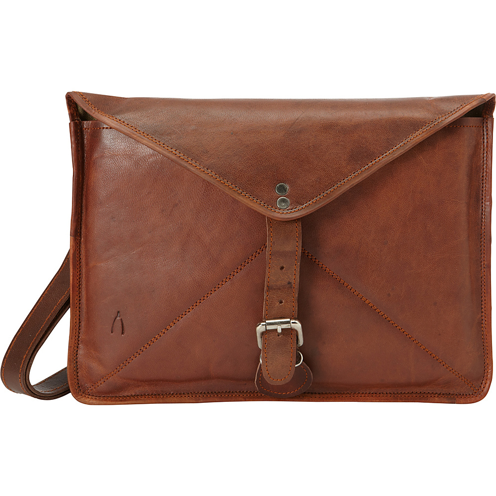 Journey Collection by Annette Ferber Goa Envelope Shoulder Bag Brown Journey Collection by Annette Ferber Leather Handbags