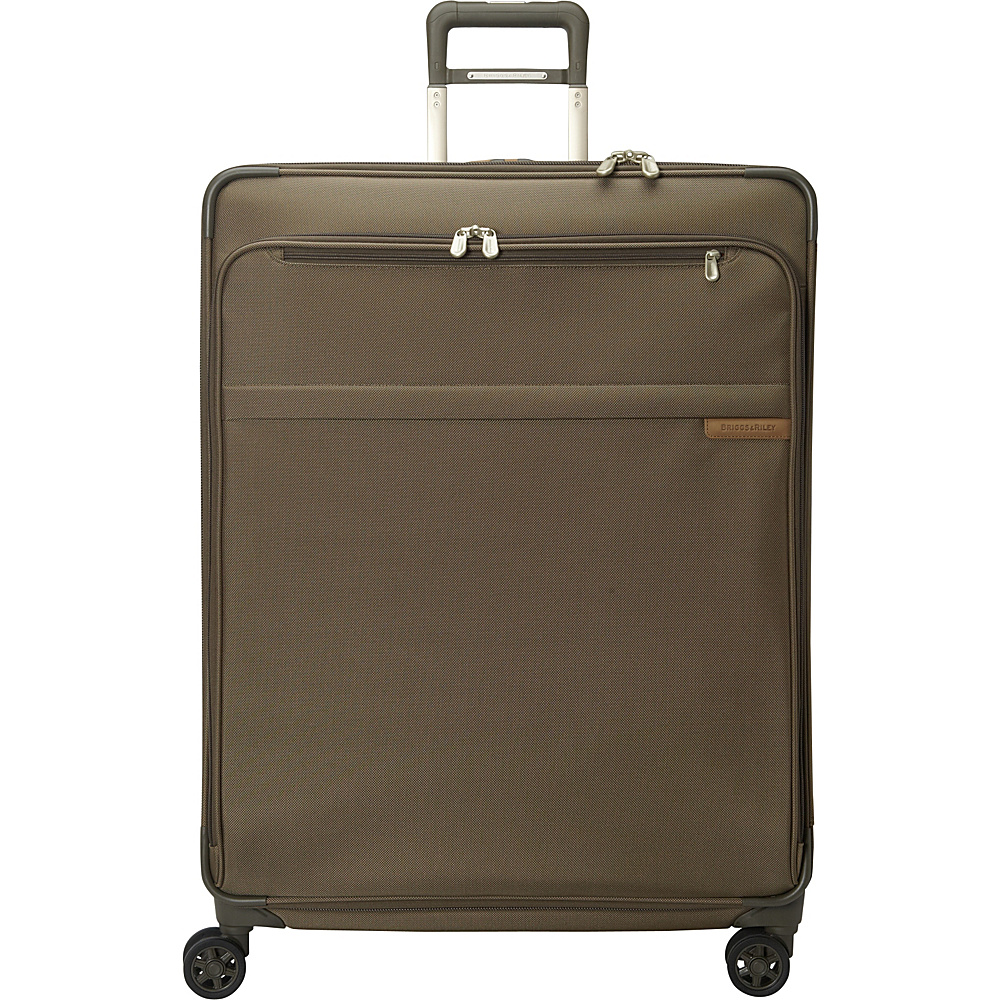 Briggs Riley Baseline Extra Large Expandable Spinner Olive Briggs Riley Softside Checked