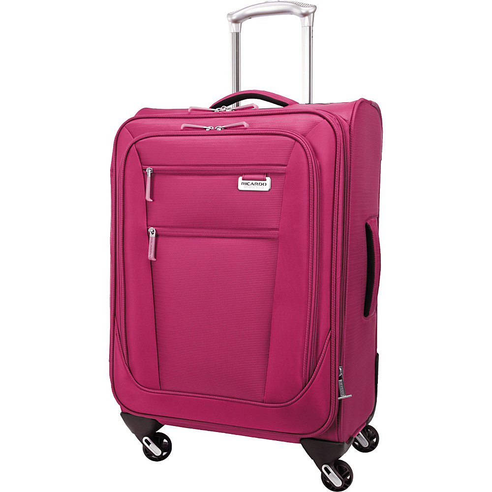 Ricardo Beverly Hills Del Mar 21 4 Wheel Expandable Wheel Aboard Fuschia Pink Ricardo Beverly Hills Small Rolling Luggage