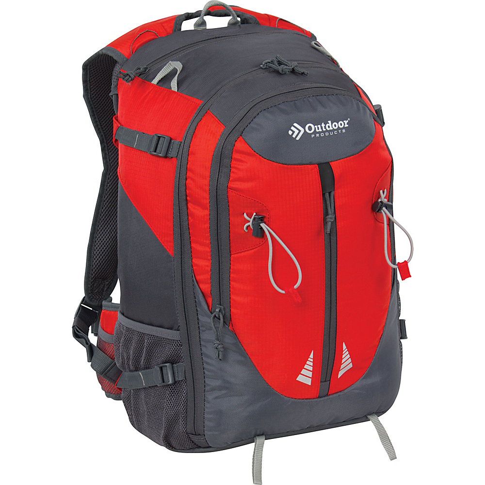 Outdoor Products Cross Breeze Internal Frame Pack Red Outdoor Products Day Hiking Backpacks