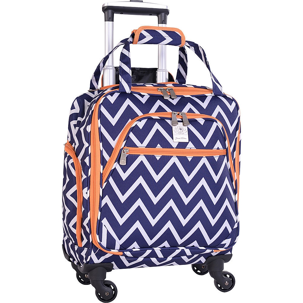 Jenni Chan Aria Madison 15 Spinner Tote Navy Jenni Chan Luggage Totes and Satchels