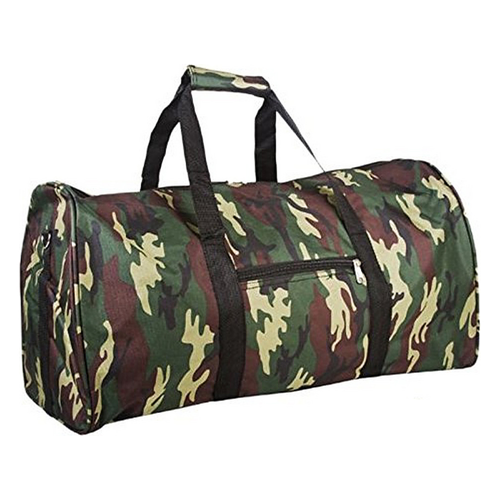 World Traveler Camouflage 22 Lightweight Duffle Bag Green Camo World Traveler Travel Duffels