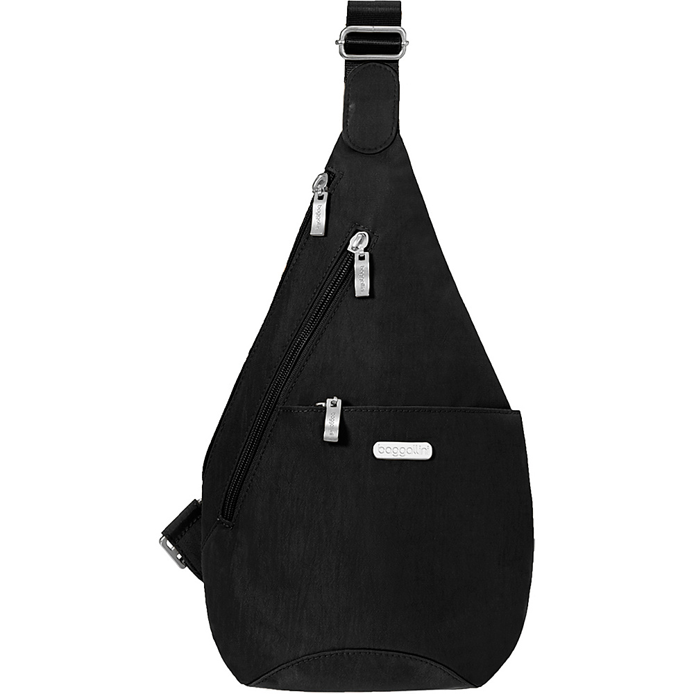 baggallini Mini Sling Backpack Black Sand baggallini Fabric Handbags