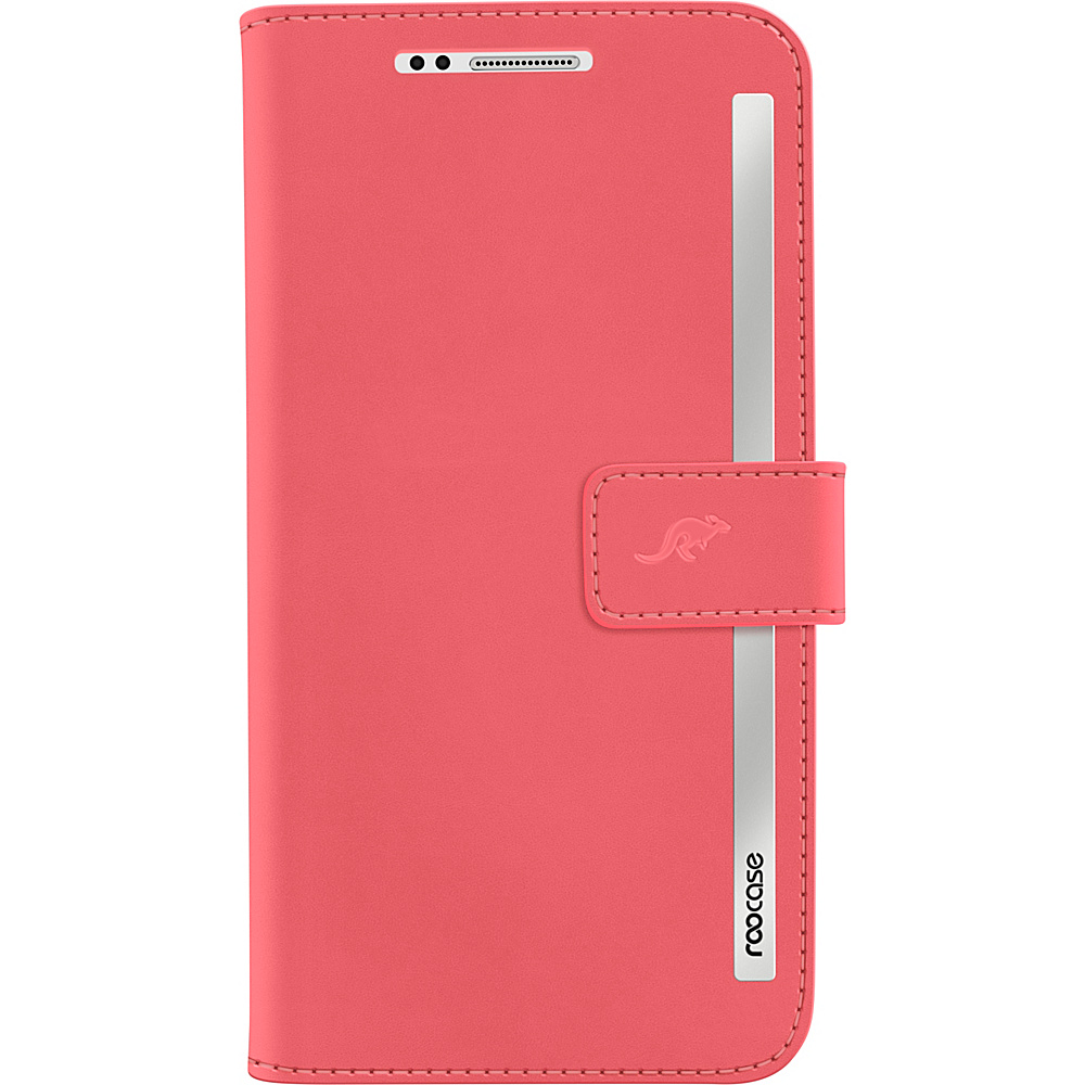 rooCASE Prestige Folio Case for Samsung Galaxy S6 Pink rooCASE Electronic Cases