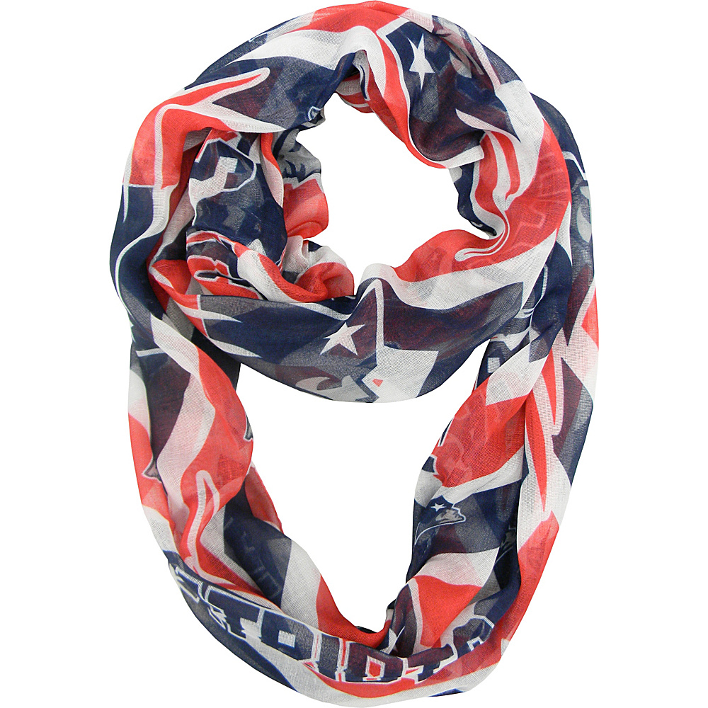 Littlearth Sheer Infinity Scarf Chevron NFL Teams New England Patriots Littlearth Hats Gloves Scarves