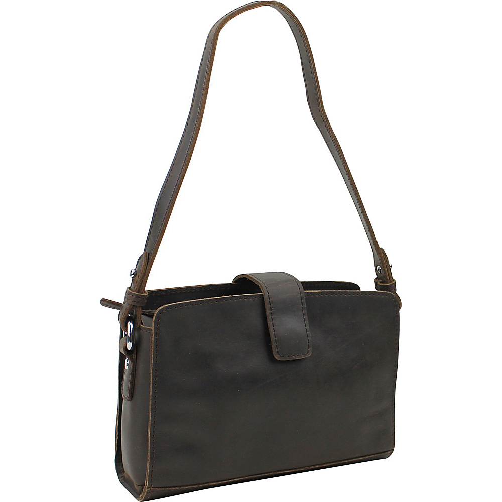 Vagabond Traveler Leather Casual Shoulder Bag Dark Brown Vagabond Traveler Leather Handbags