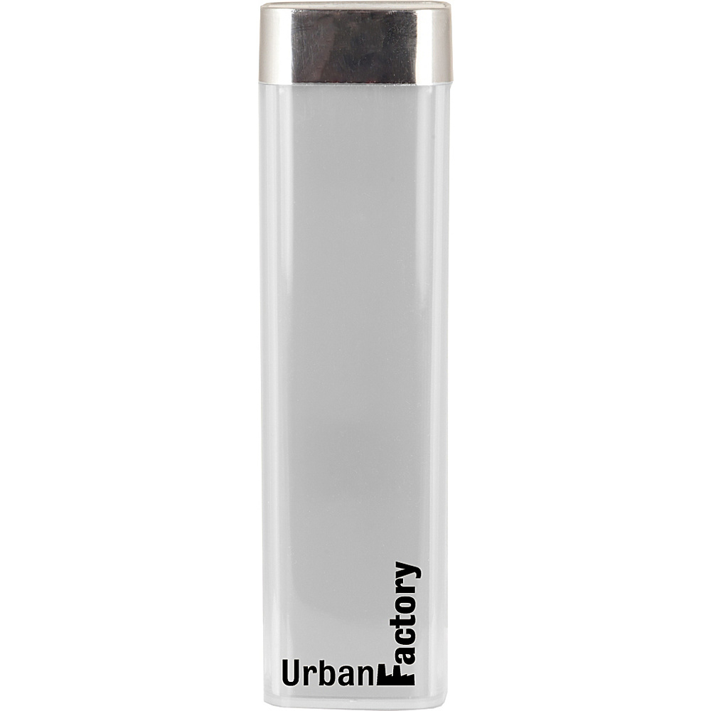Urban Factory Lipstick Battery 2600 mAh White Urban Factory Portable Batteries Chargers