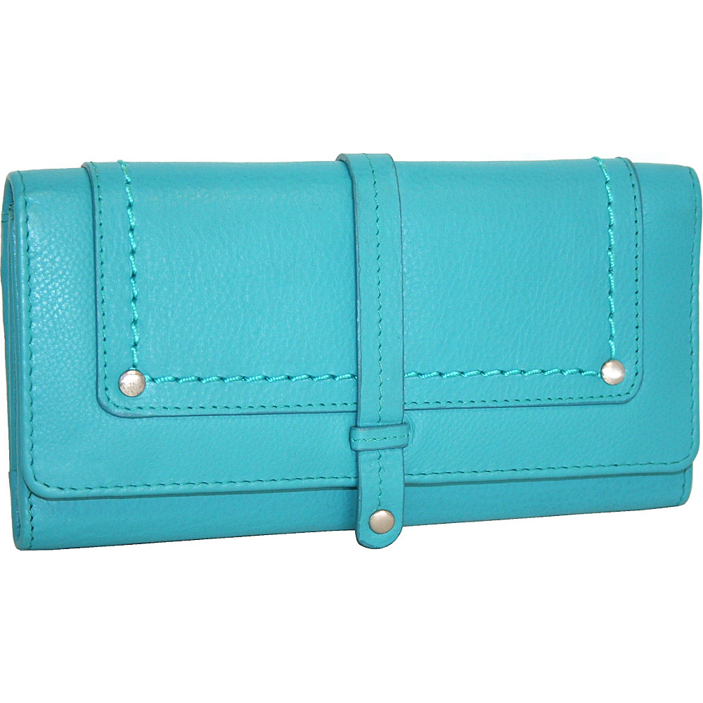 Nino Bossi Thats a Wallet Turquoise Nino Bossi Ladies Clutch Wallets