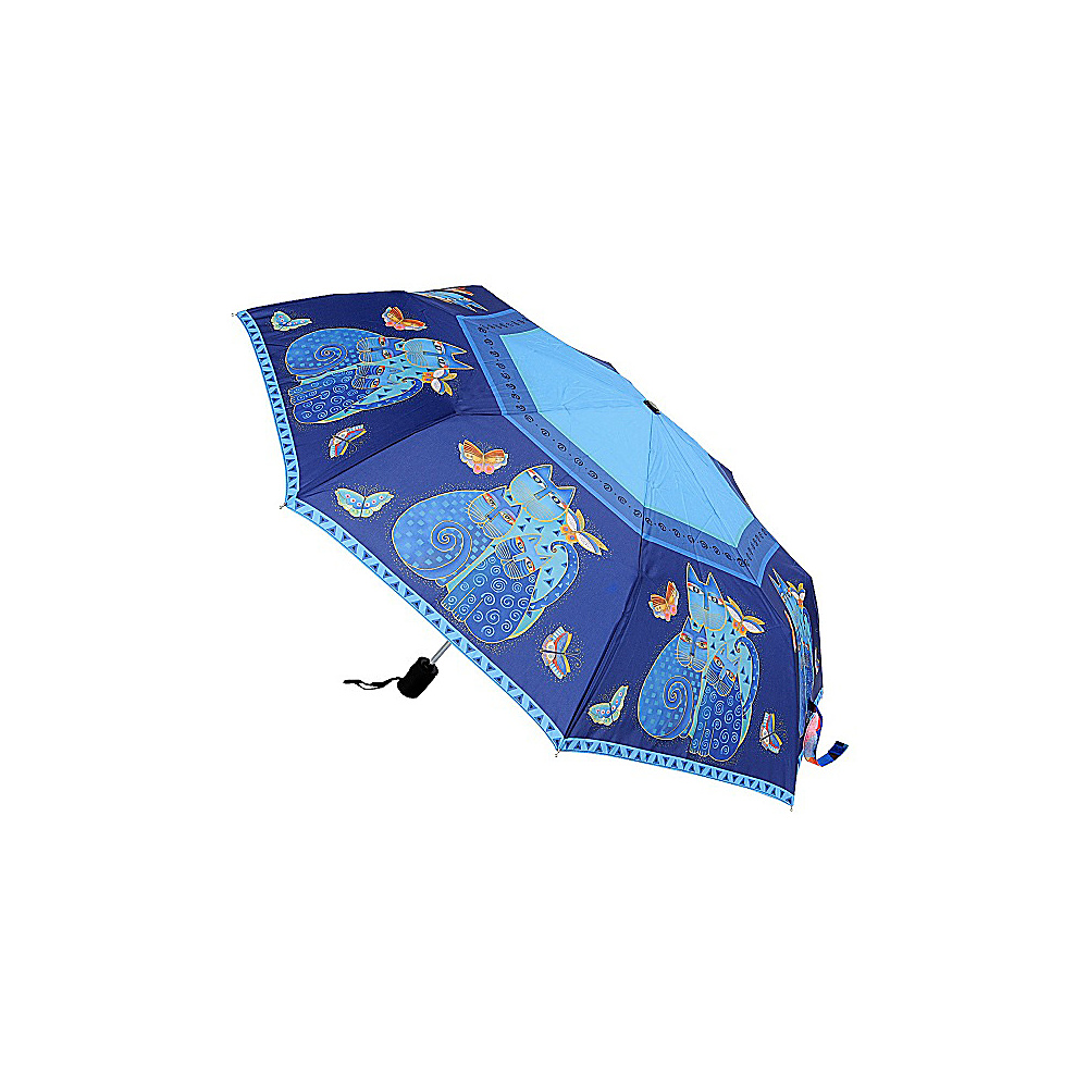 Laurel Burch Umbrella Indigo Cats Laurel Burch Umbrellas and Rain Gear