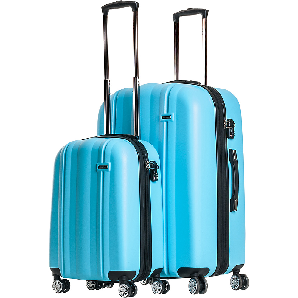 CalPak Winton 2 Piece Expandable Lightweight Luggage Set Light Blue CalPak Luggage Sets