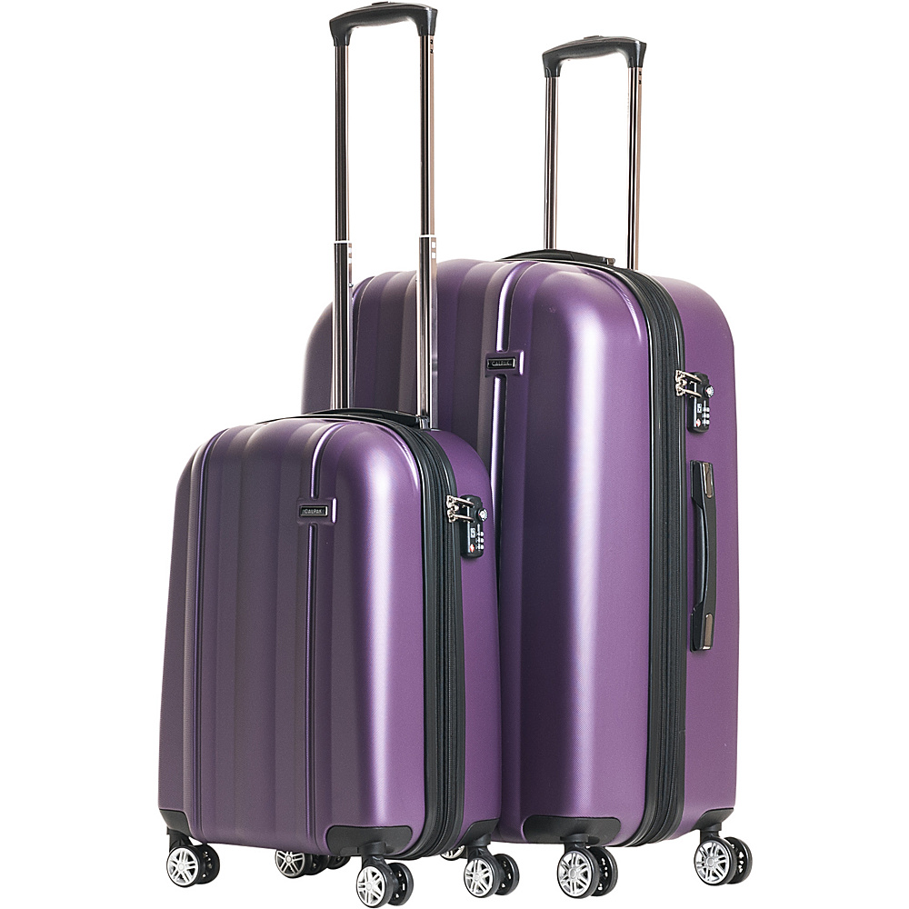 CalPak Winton 2 Piece Expandable Lightweight Luggage Set Purple CalPak Luggage Sets
