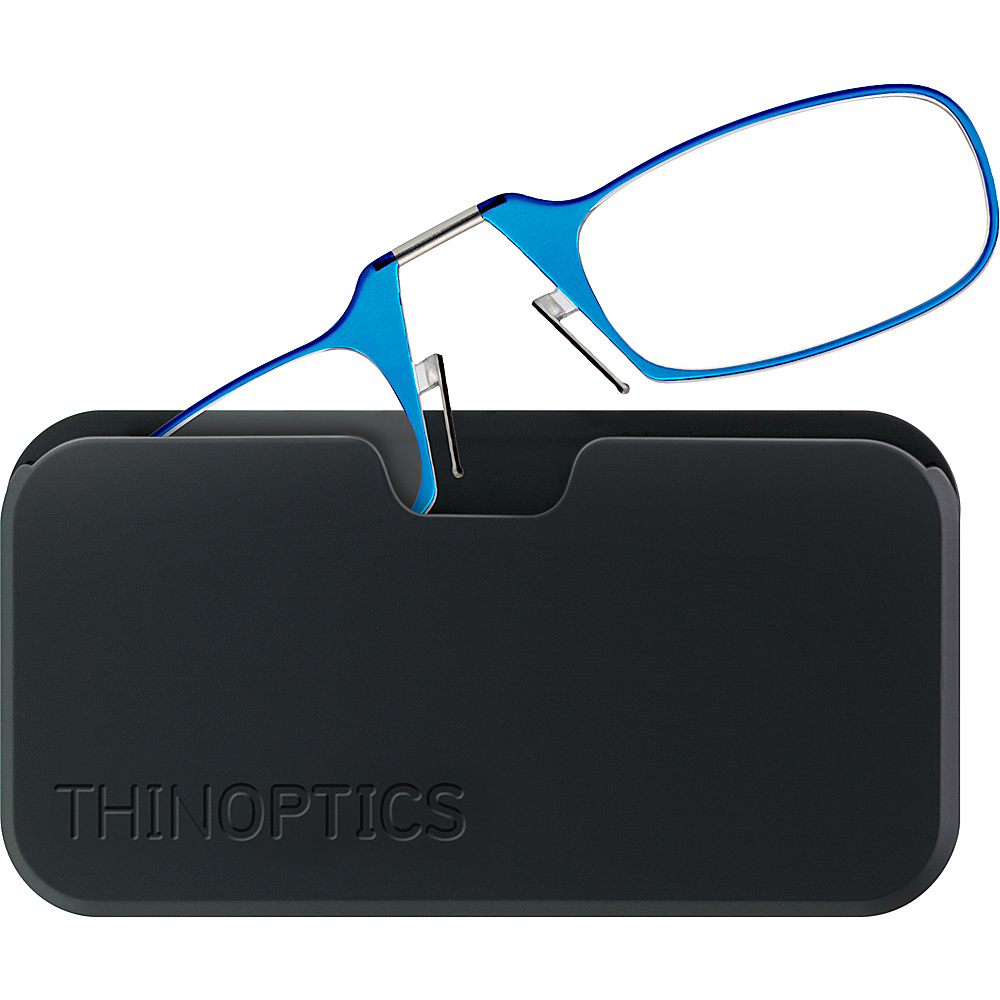 ThinOPTICS Universal Black Pod with High Power Glasses Blue High Power ThinOPTICS Sunglasses