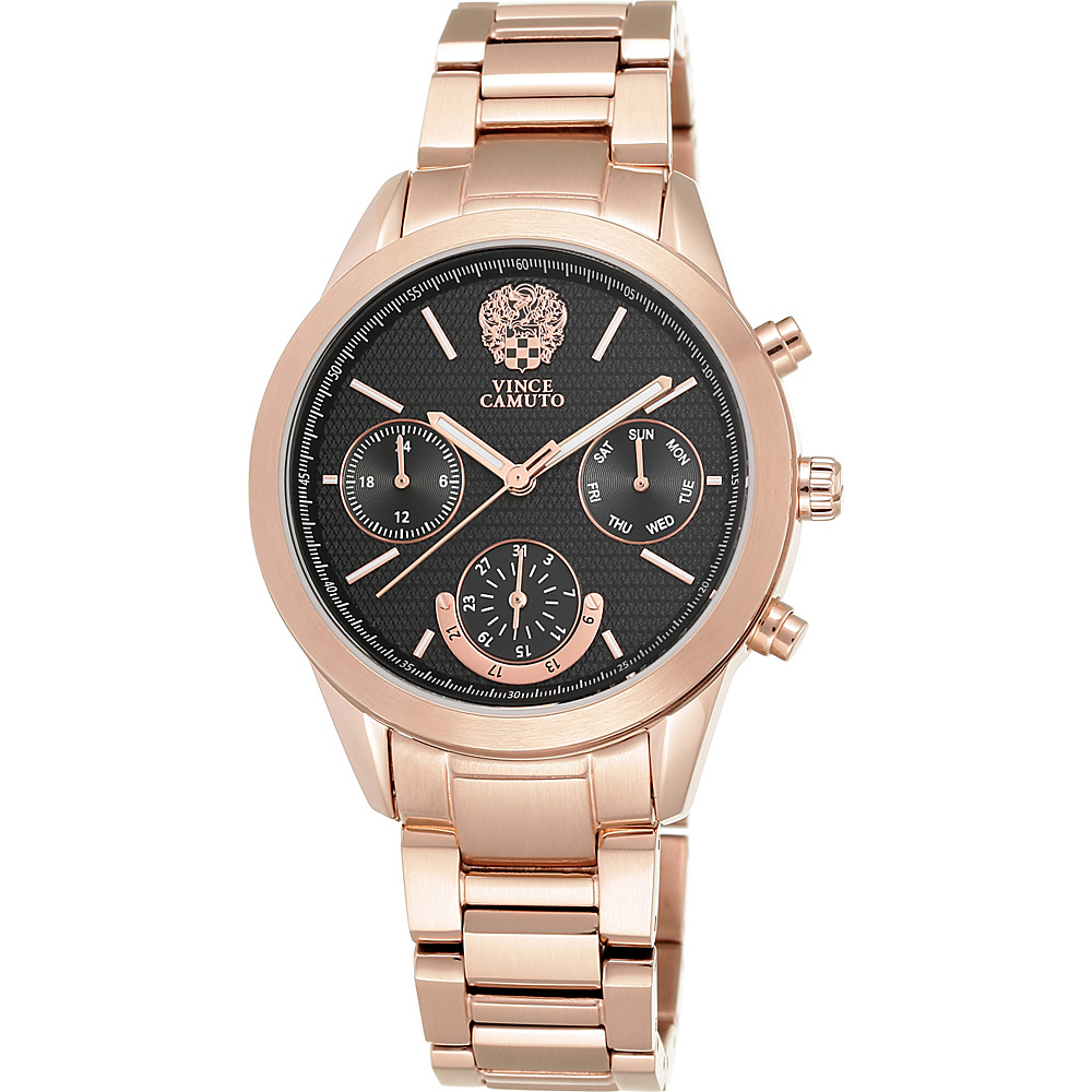 Vince Camuto Watches Ladies Rose Gold Tone Chronograph Bracelet Watch Rose Gold Vince Camuto Watches Watches