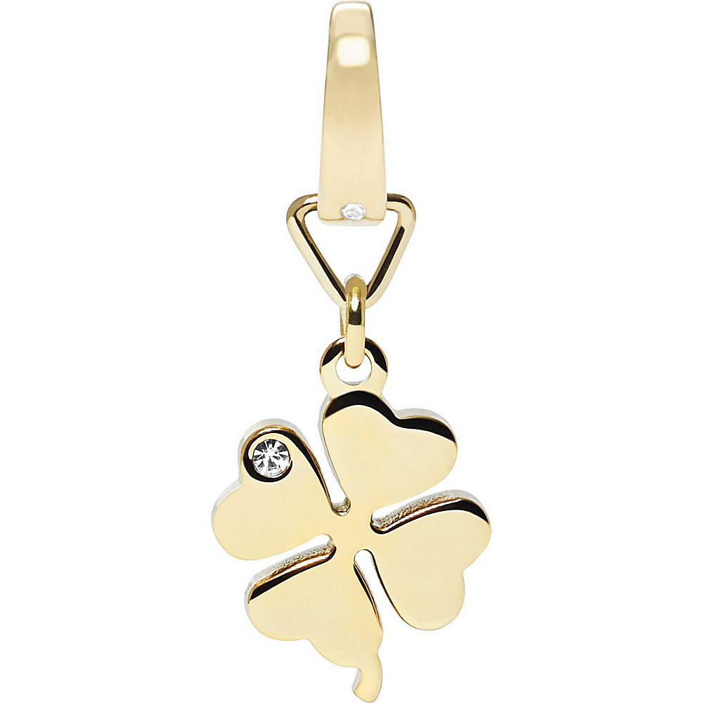 Fossil Four Leaf Clover Charm Gold Fossil Other Fashion Accessories