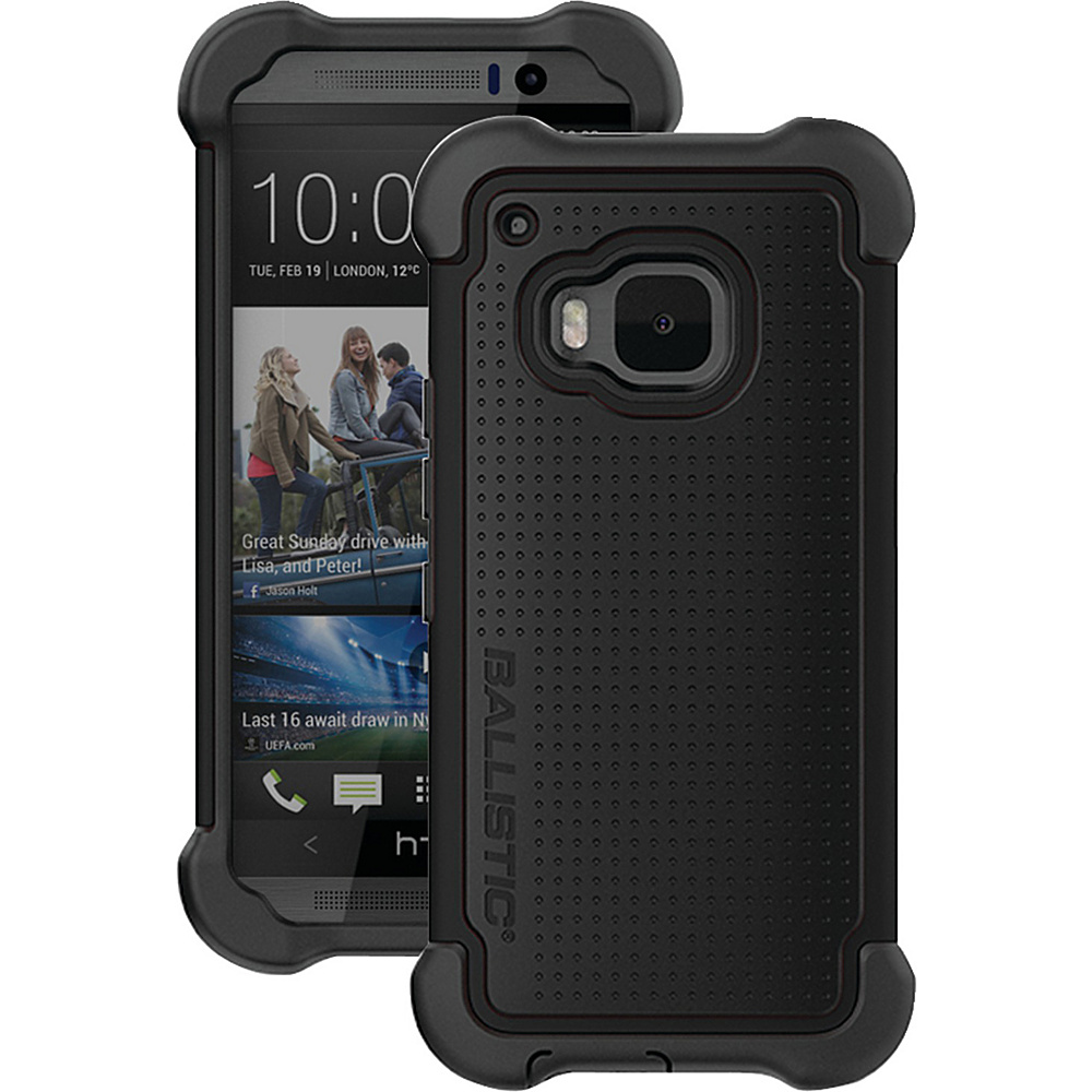 Ballistic HTC One m9 Tough Jacket Maxx Case with Holster Black Ballistic Personal Electronic Cases