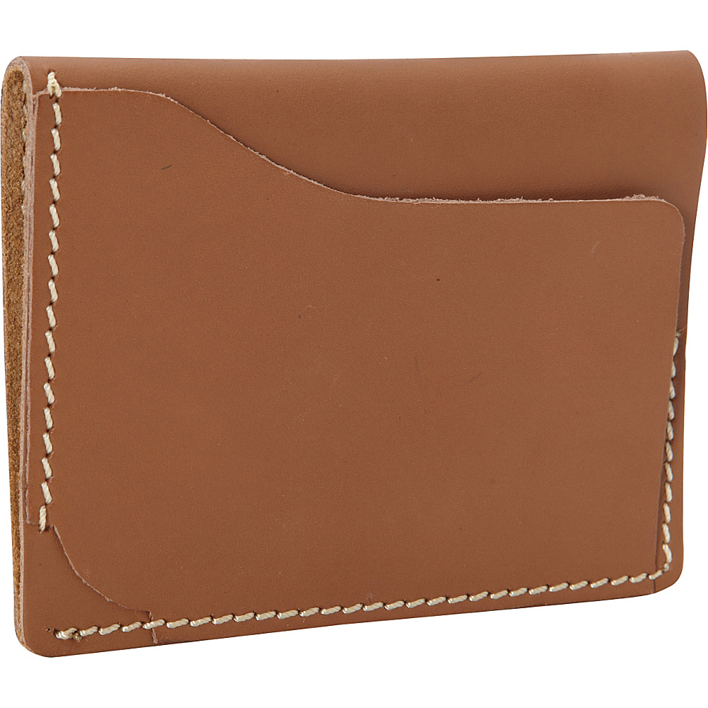 Kiko Leather Card Case Slide Brown Kiko Leather Mens Wallets