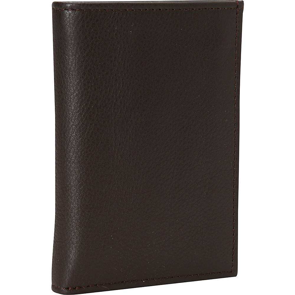 Kiko Leather Trifold Wallet Brown Kiko Leather Mens Wallets