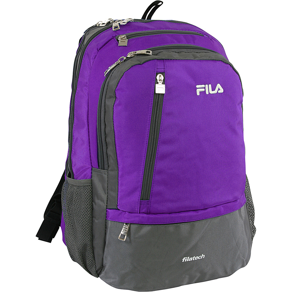 Fila Duel Tablet and Laptop Backpack Purple Fila Business Laptop Backpacks