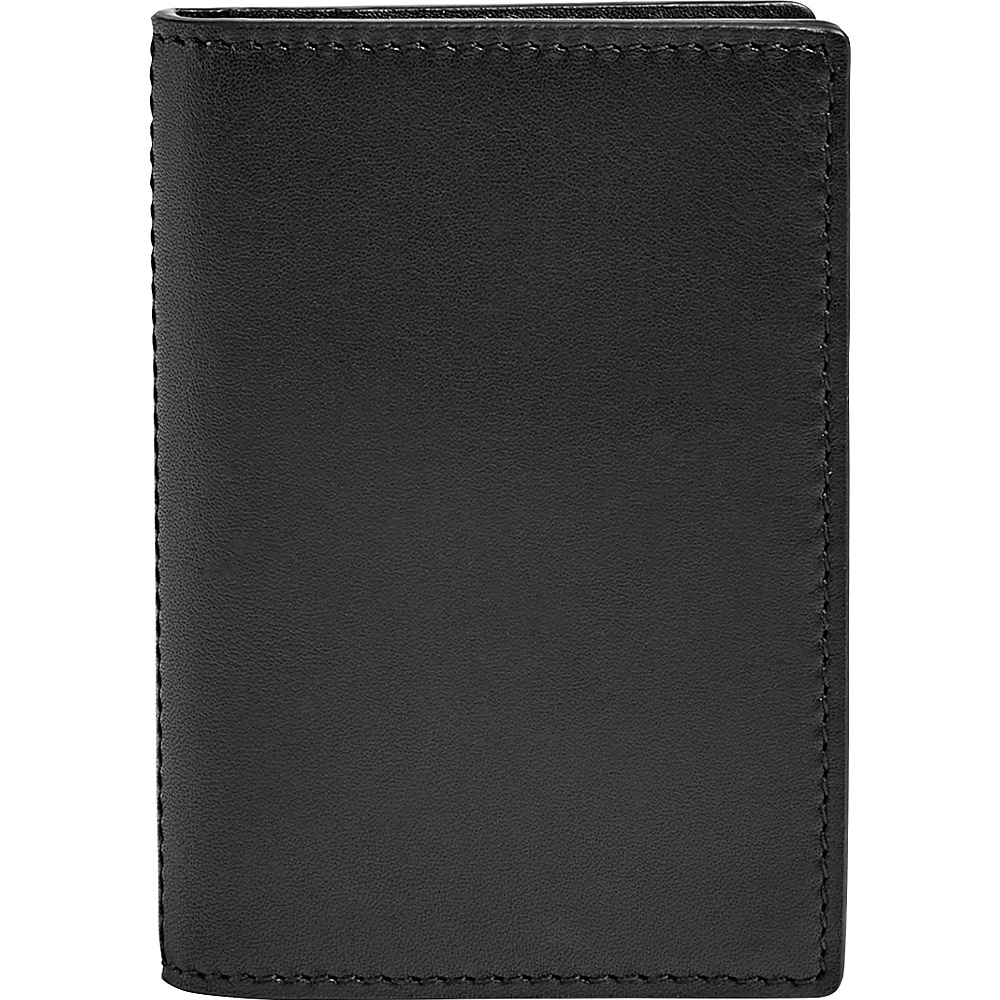 Skagen Kvarter Front Pocket Leather Wallet Black Skagen Men s Wallets