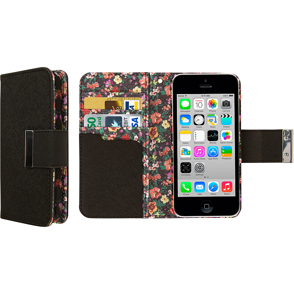 EMPIRE Klix Klutch Designer Wallet Case iPhone 4S Vintage Floral EMPIRE Electronic Cases