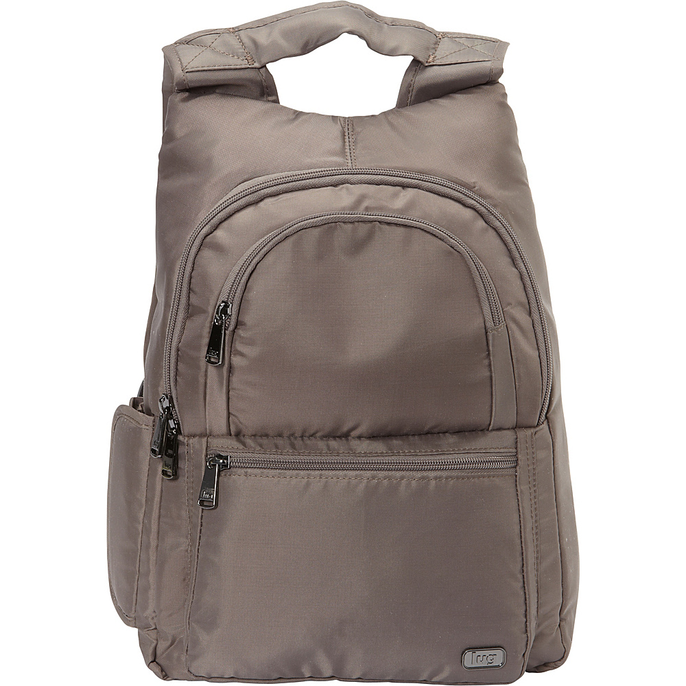 Lug RFID Hatchback Mini Backpack Walnut Lug Fabric Handbags